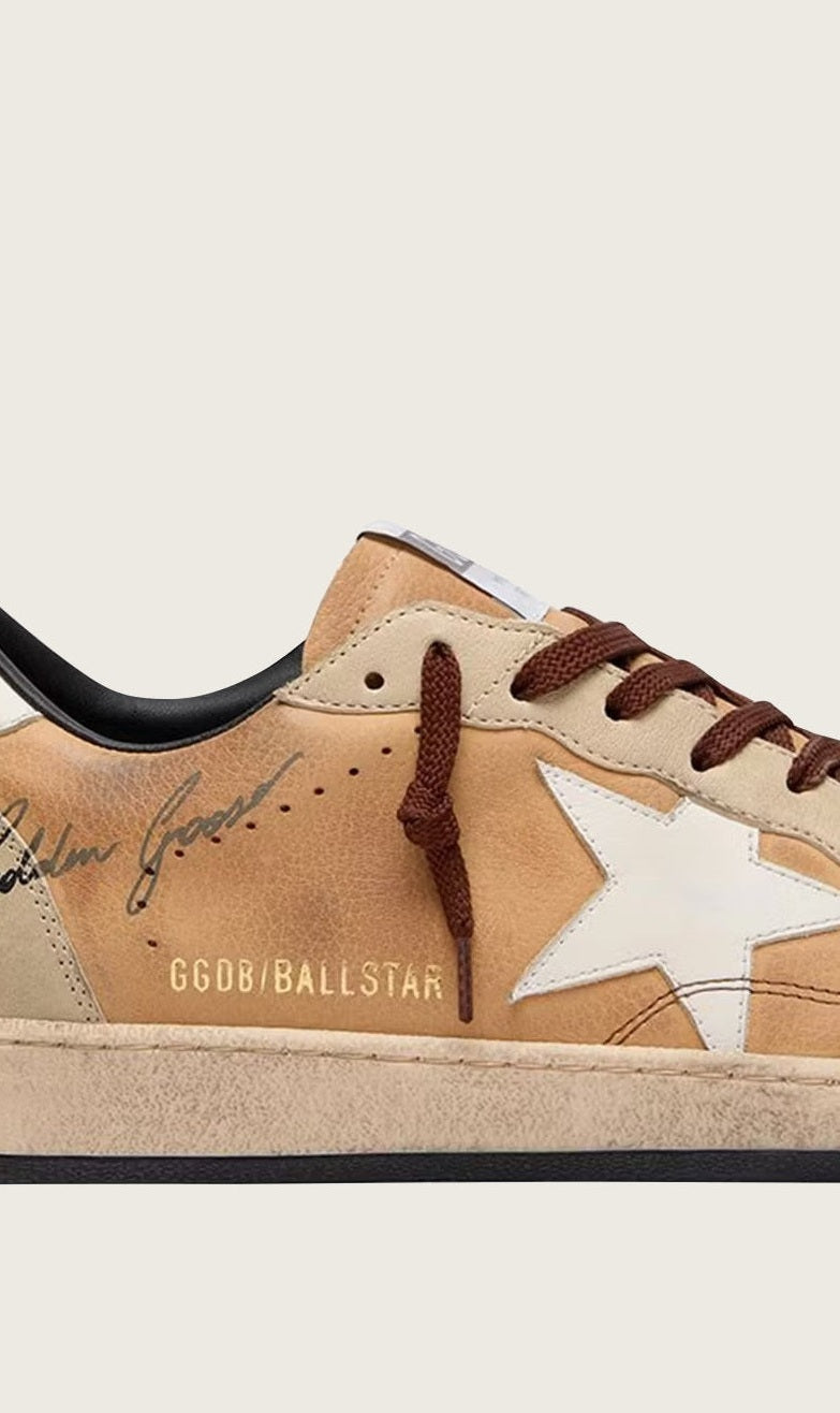 Tenis Golden Goose Ballstar Nabuk Leather Star And Heel Hombre