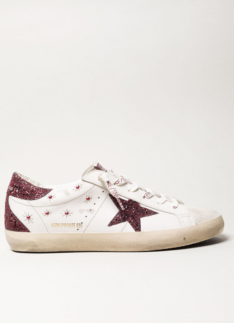Tenis Golden Goose Super Star Suede Embroidery Laminated Star Mujer