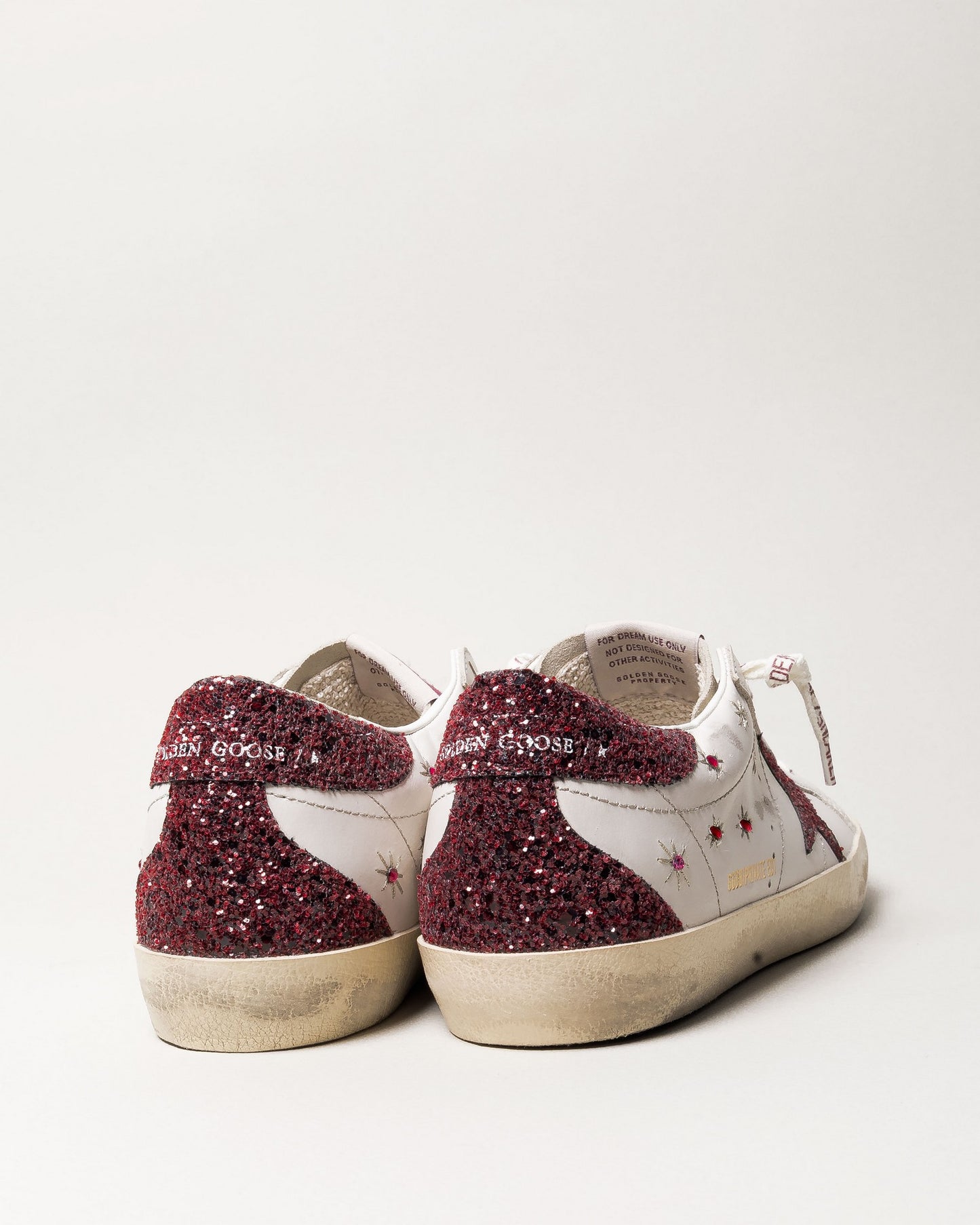 Tenis Golden Goose Super Star Suede Embroidery Laminated Star Mujer