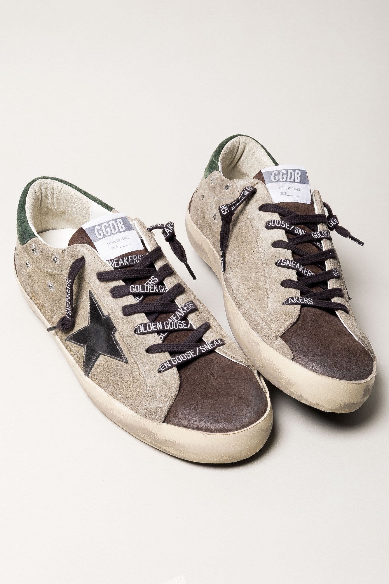 Tenis Golden Goose Super Star Suede Embroidery Laminated Star Hombre