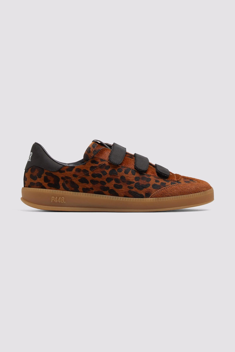 Tenis P448 Capri Leopardo Mujer