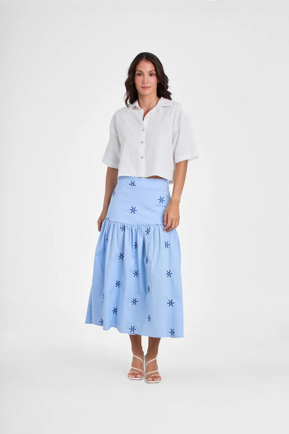 Midi Falda Zoe 2 LA VI BY MAJO MIDI FALDAS Malva CO