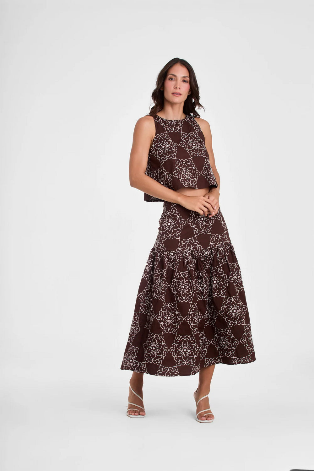 Midi Falda Zoe 2 LA VI BY MAJO MIDI FALDAS Malva CO