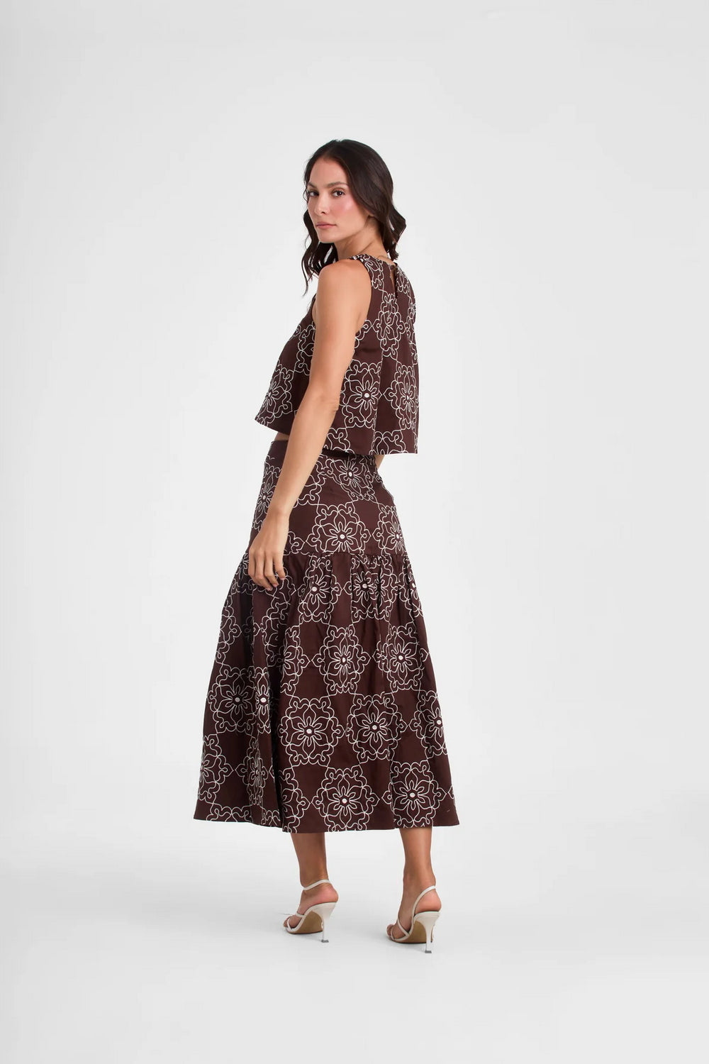 Midi Falda Zoe 2 LA VI BY MAJO MIDI FALDAS Malva CO