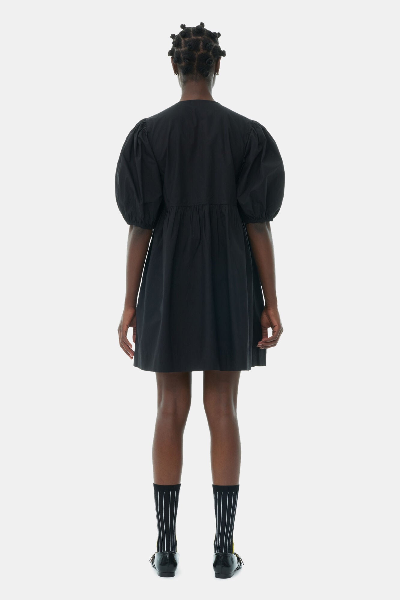 Vestido Cotton Poplin Tie String
