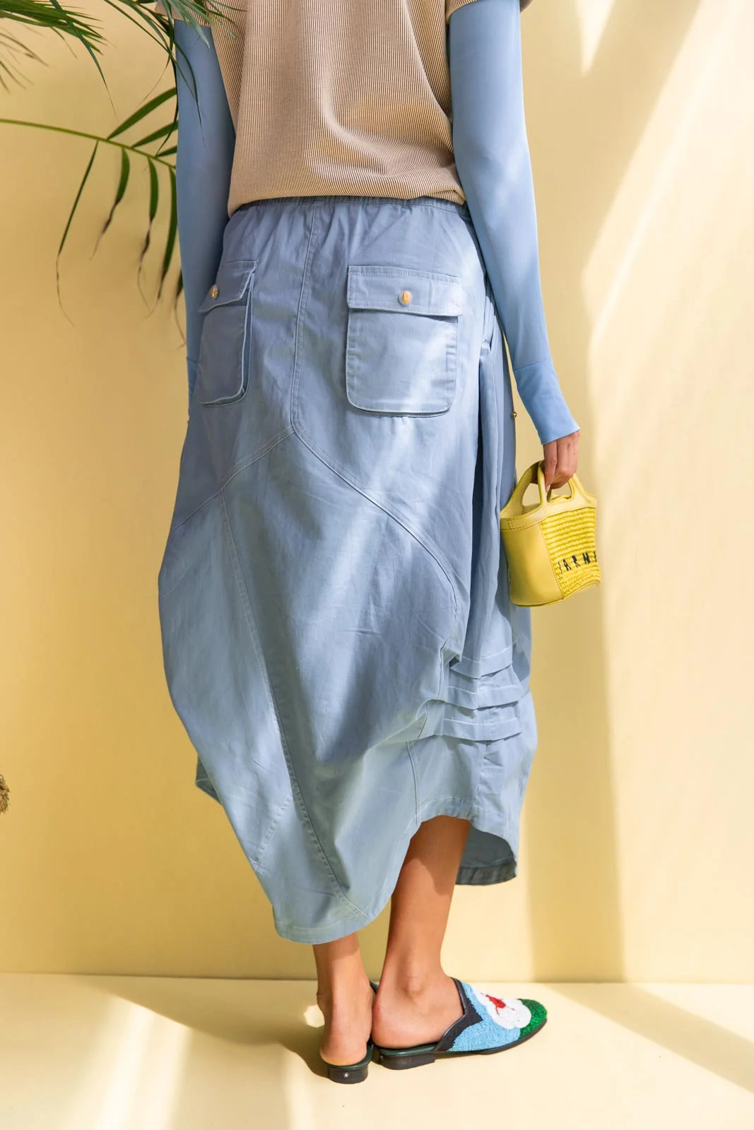 Midi Falda Breze Gems Blue