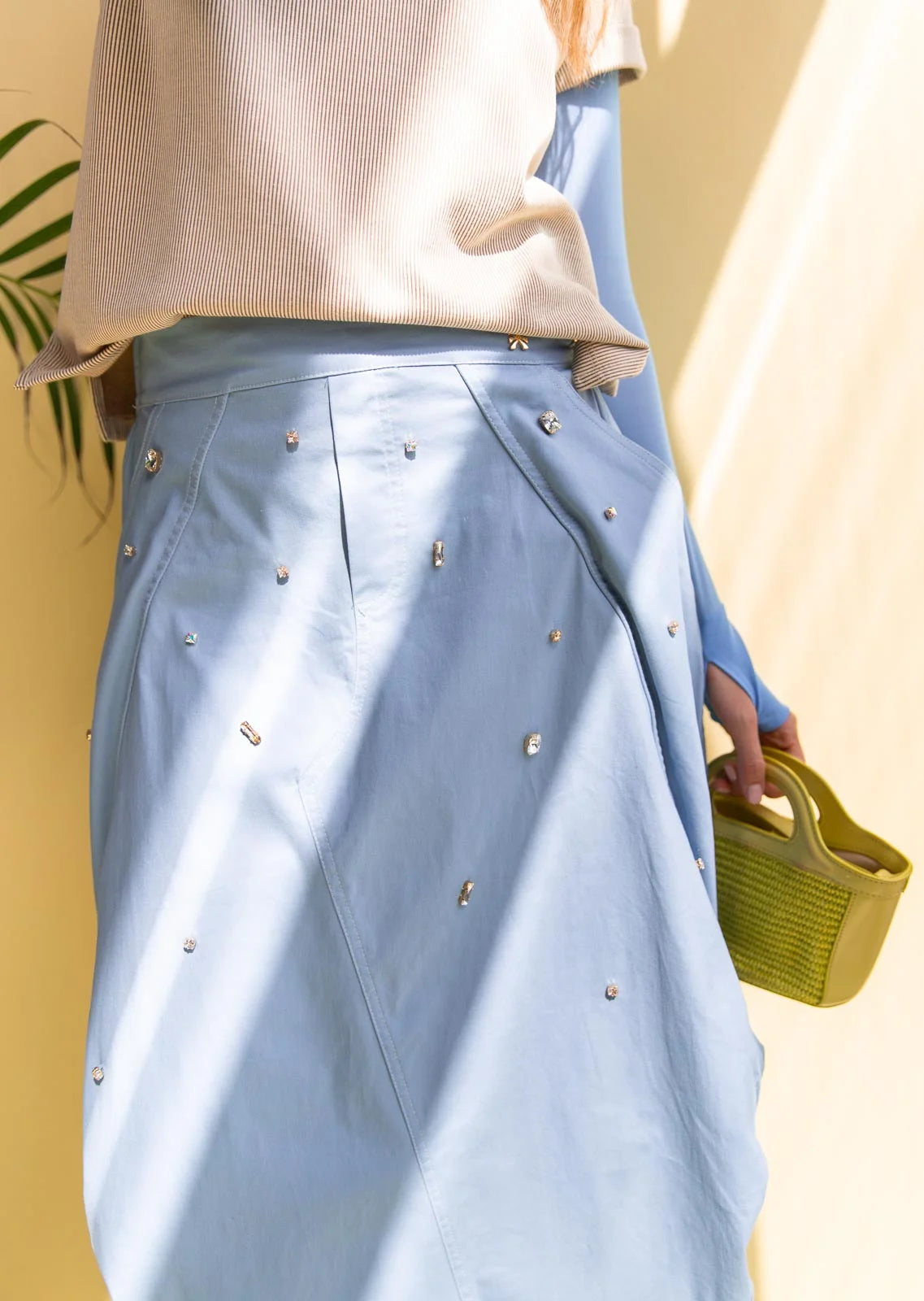 Midi Falda Breze Gems Blue