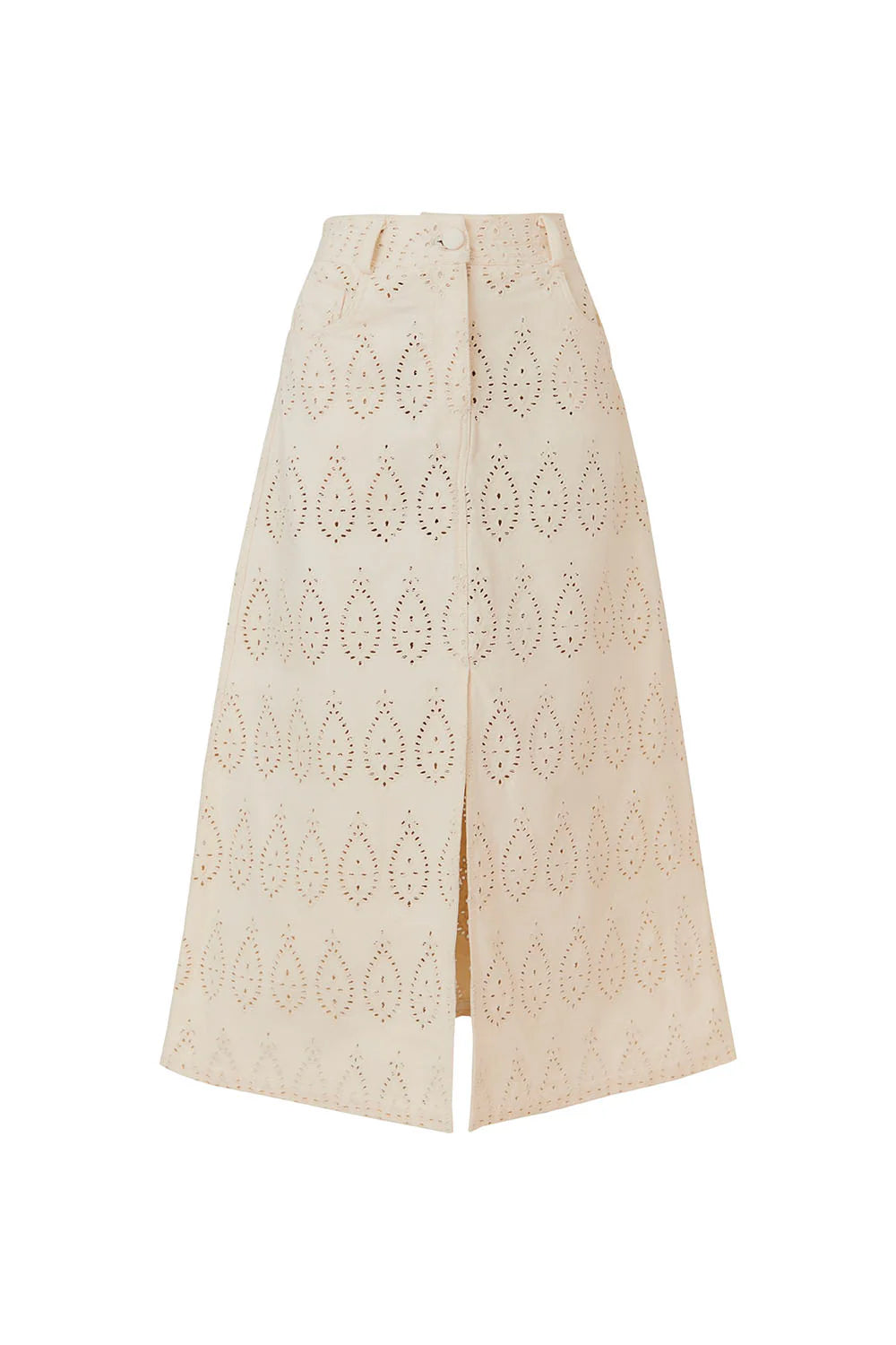 Falda Arena Blanca Crema