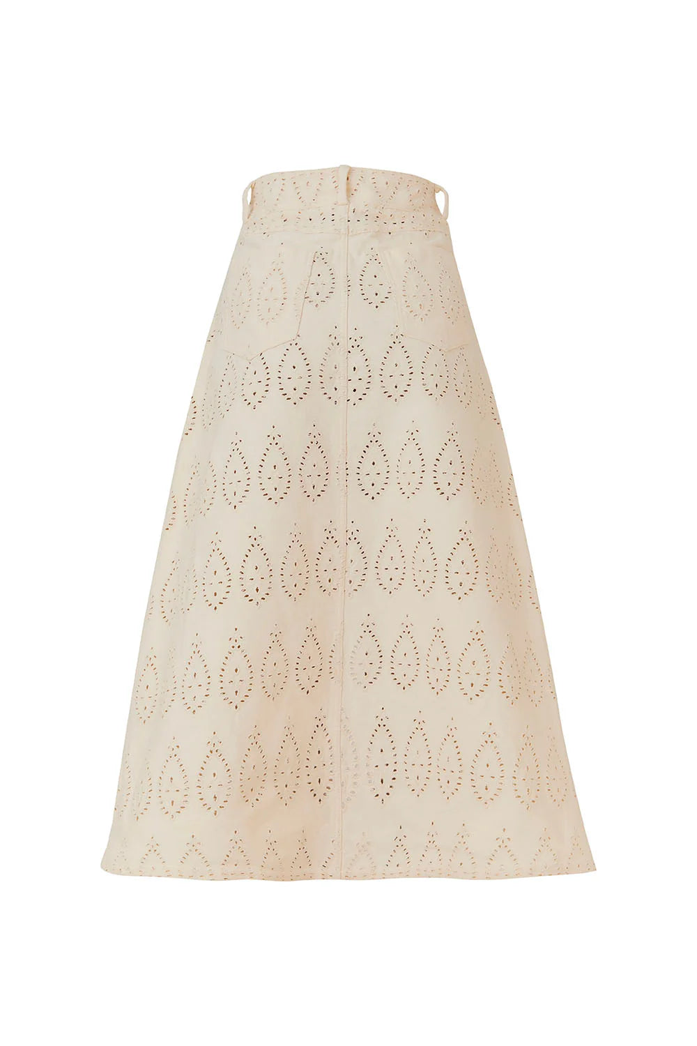 Falda Arena Blanca Crema