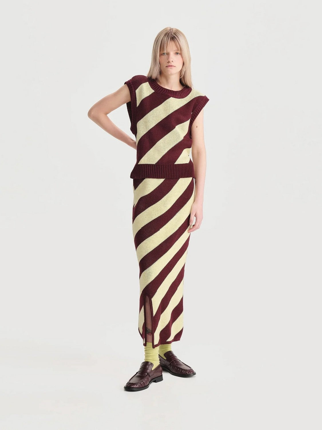 Maxi Falda Diagonales