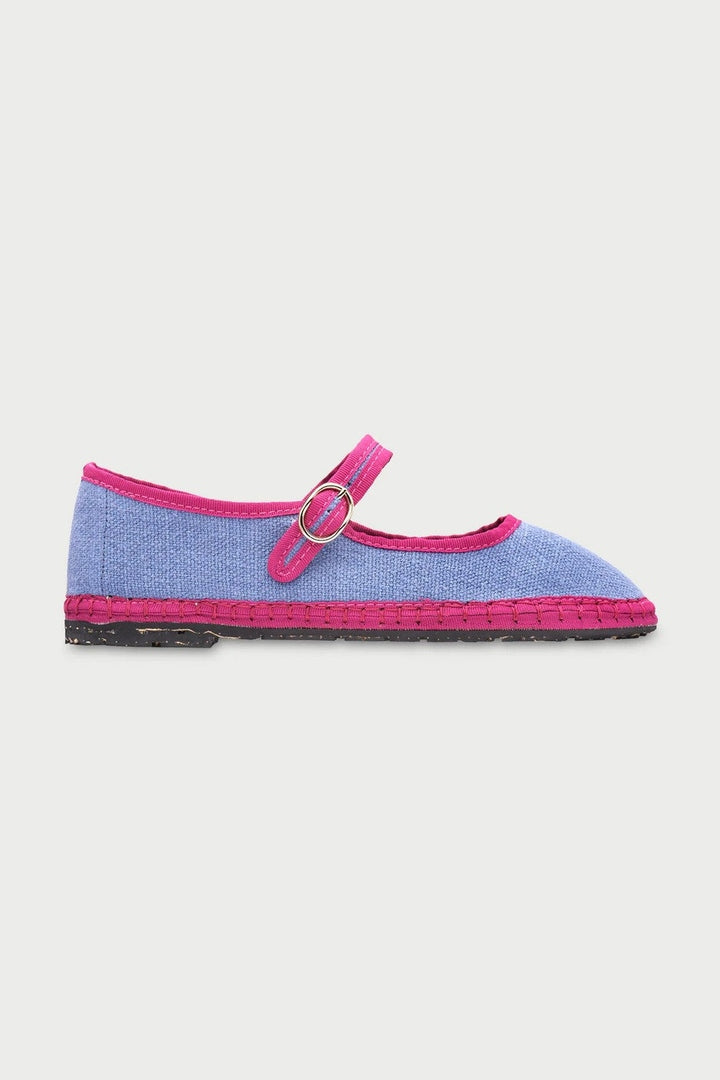 Balleta Mary Jane Linen Fiorenza