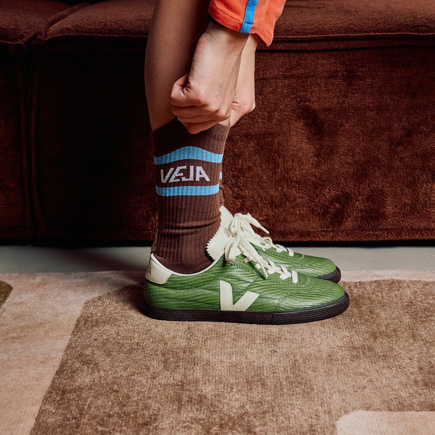 Tenis Veja De Mujer Panenka Dragon Leather Kiwi