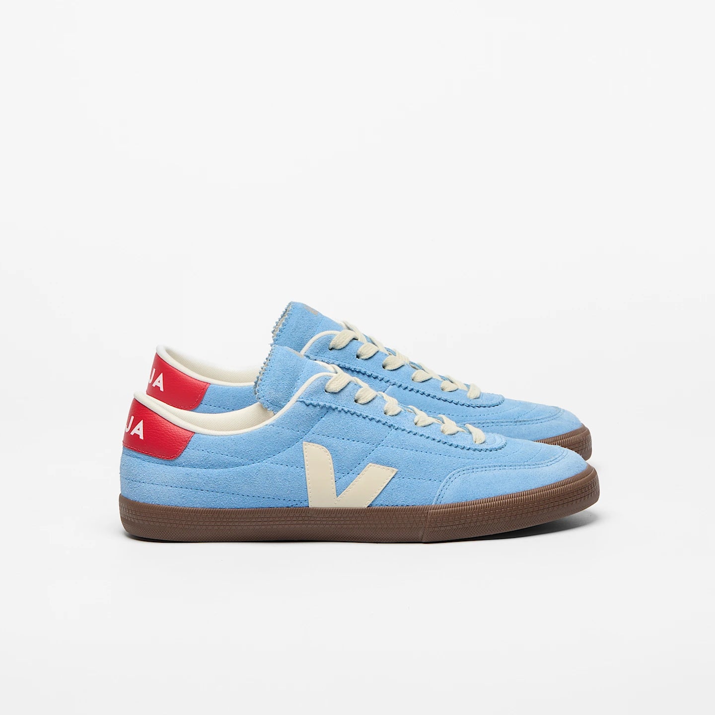 Tenis Veja De Mujer Panenka Suede Aquamarina Pierre Bark
