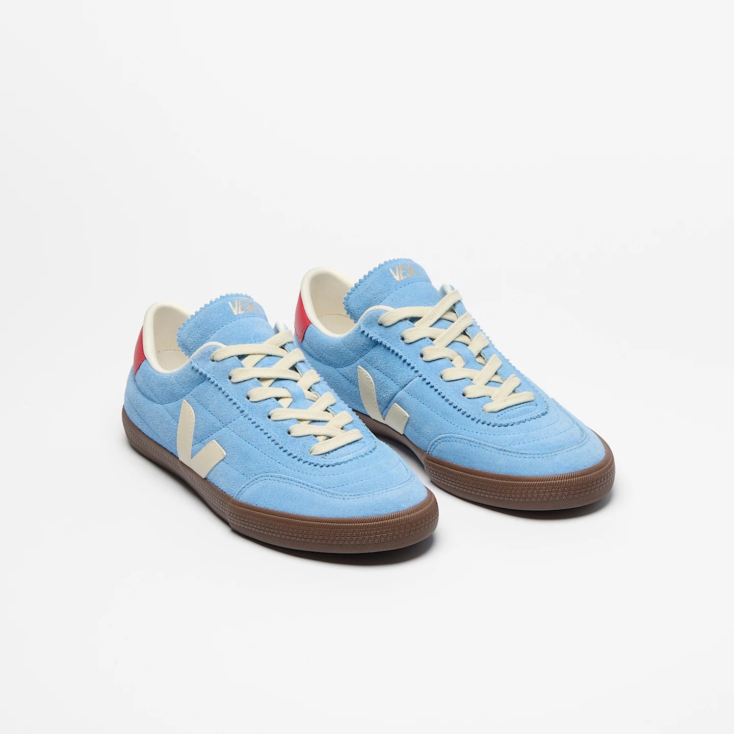 Tenis Veja De Mujer Panenka Suede Aquamarina Pierre Bark
