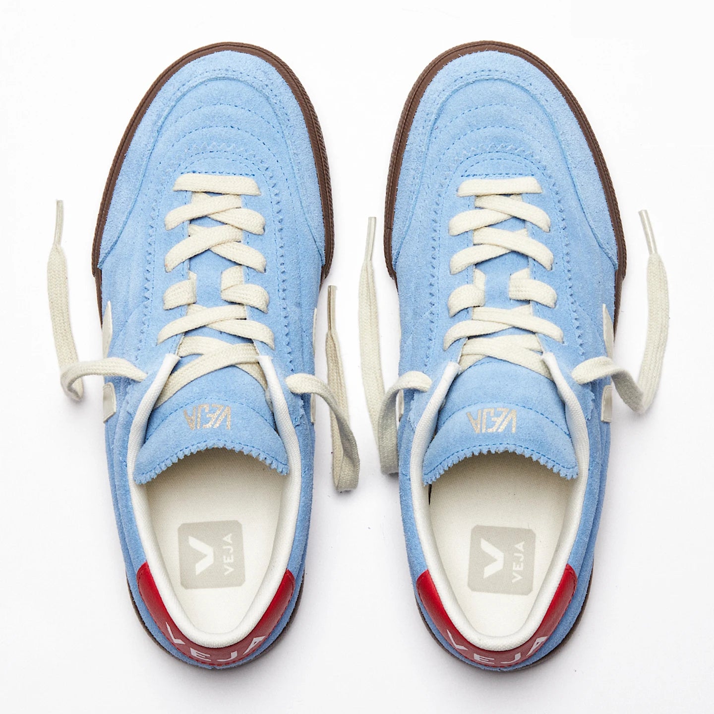 Tenis Veja De Mujer Panenka Suede Aquamarina Pierre Bark