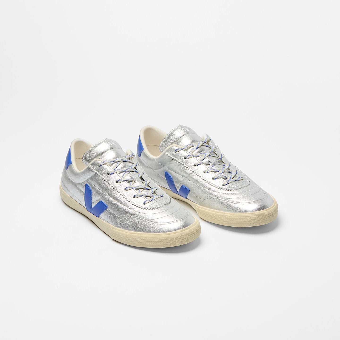Tenis Veja De Mujer Panenka O.t. Leather Silver Paros