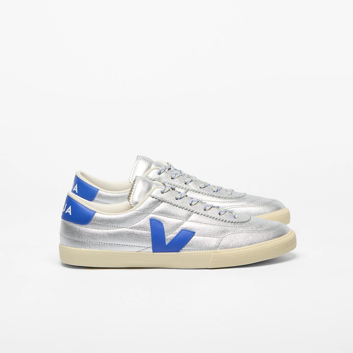 Tenis Veja De Hombre Panenka Leather Silver Paros