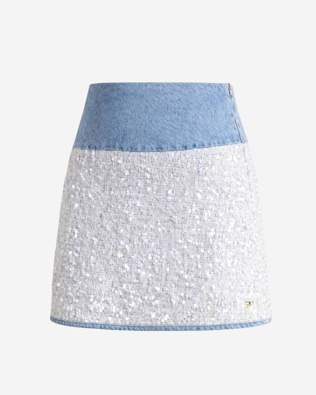 Mini Falda Shiny Tweed