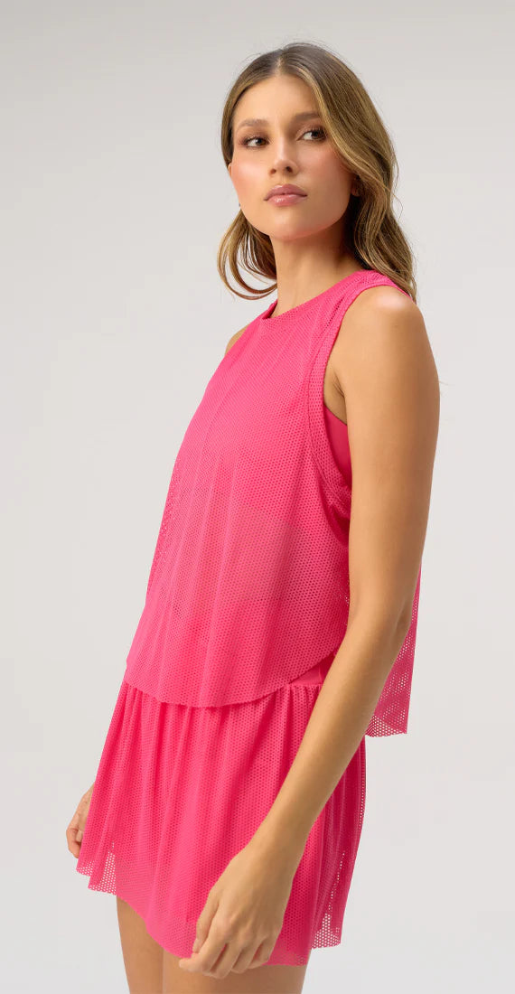 T-Shirt Berry Veil Mesh