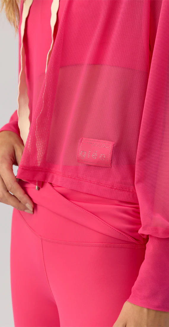 Buzo Berry Bloom Mesh BUZOS & HOODIES Malva CO
