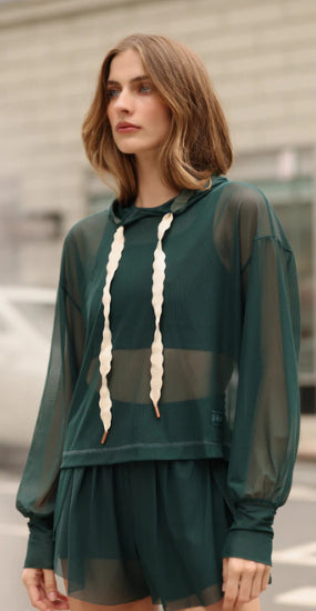 Hoodie Botanique Mesh