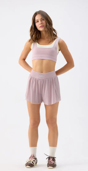 Short Lavender Ballerina Mesh