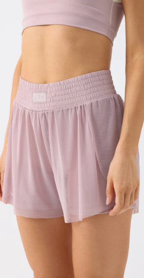 Short Lavender Ballerina Mesh