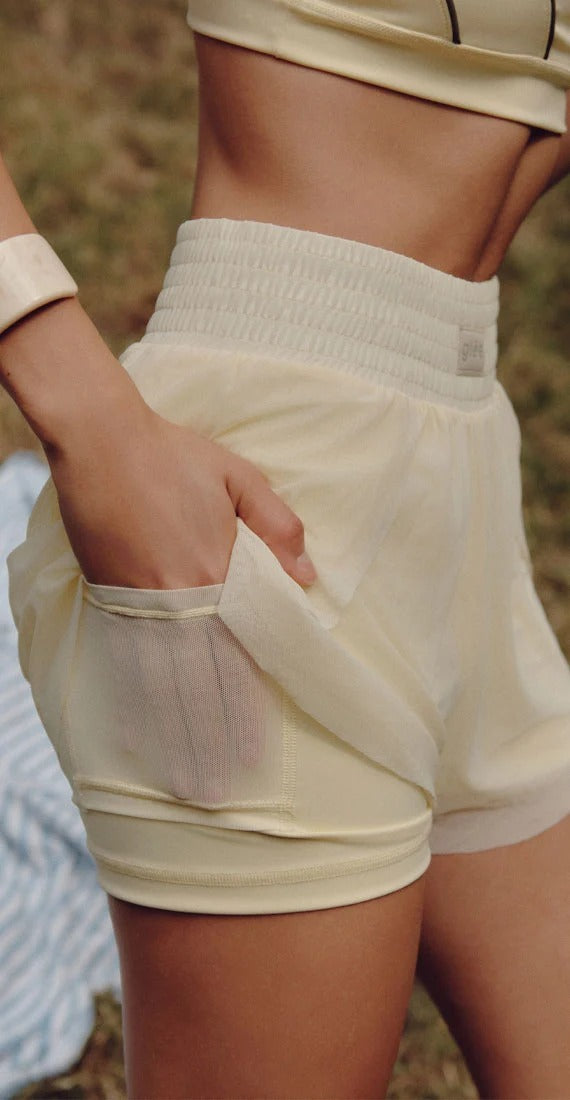 Shorts Mesh Ballerina Lemon