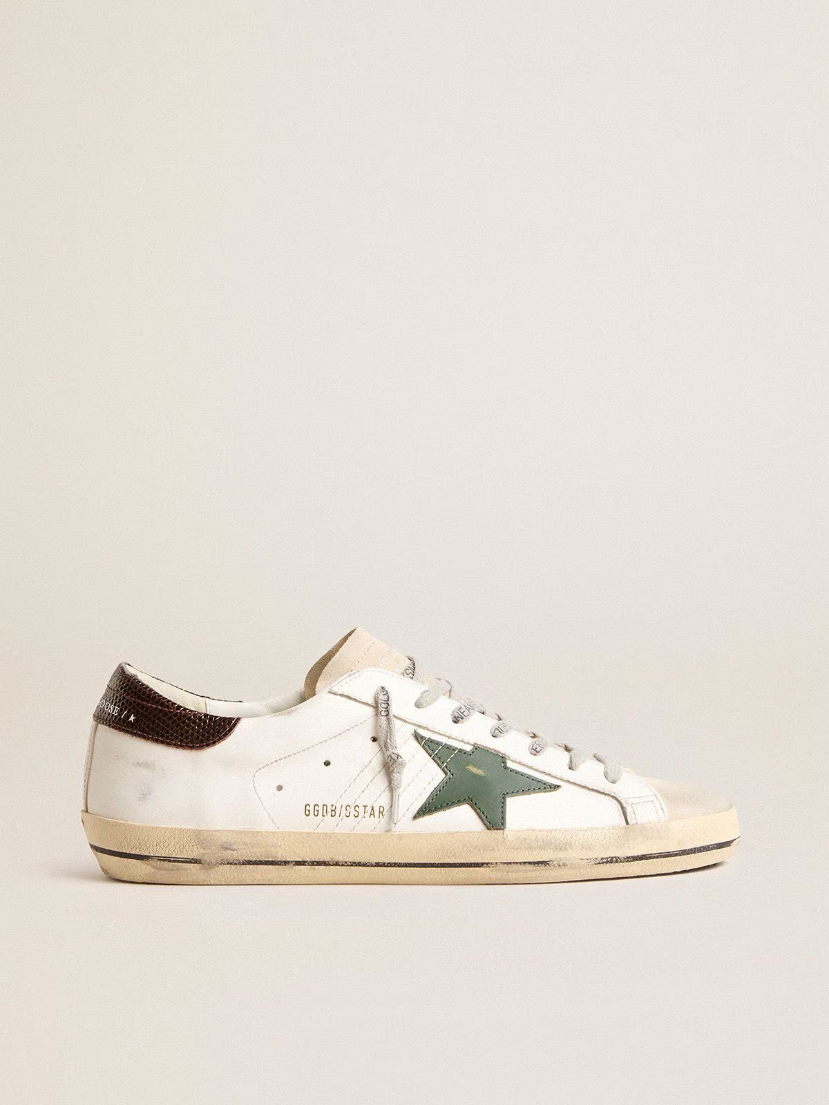 Tenis Golden Goose Super Star Leather Up Star Suede Hombre
