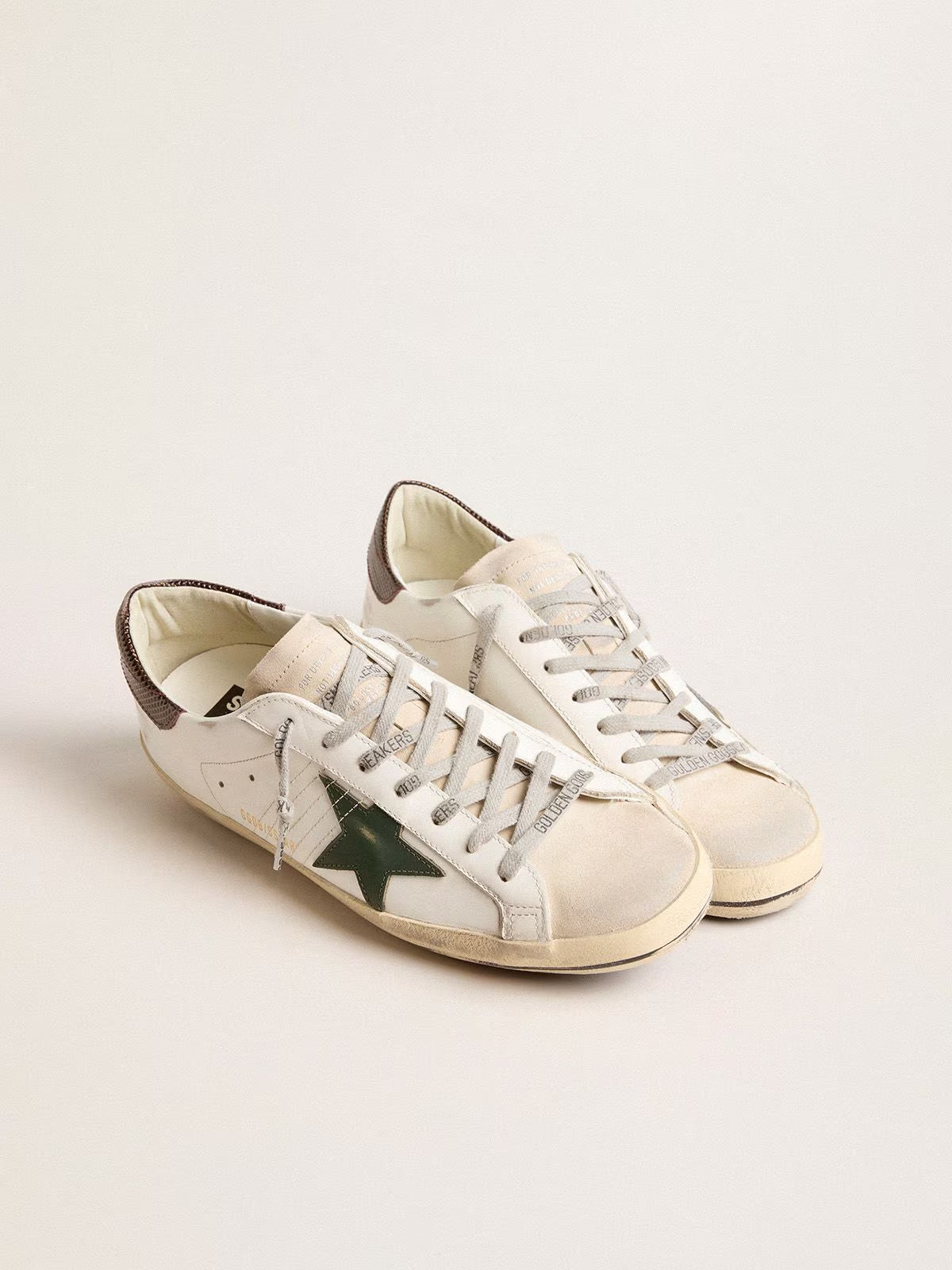 Tenis Golden Goose Super Star Leather Up Star Suede Hombre
