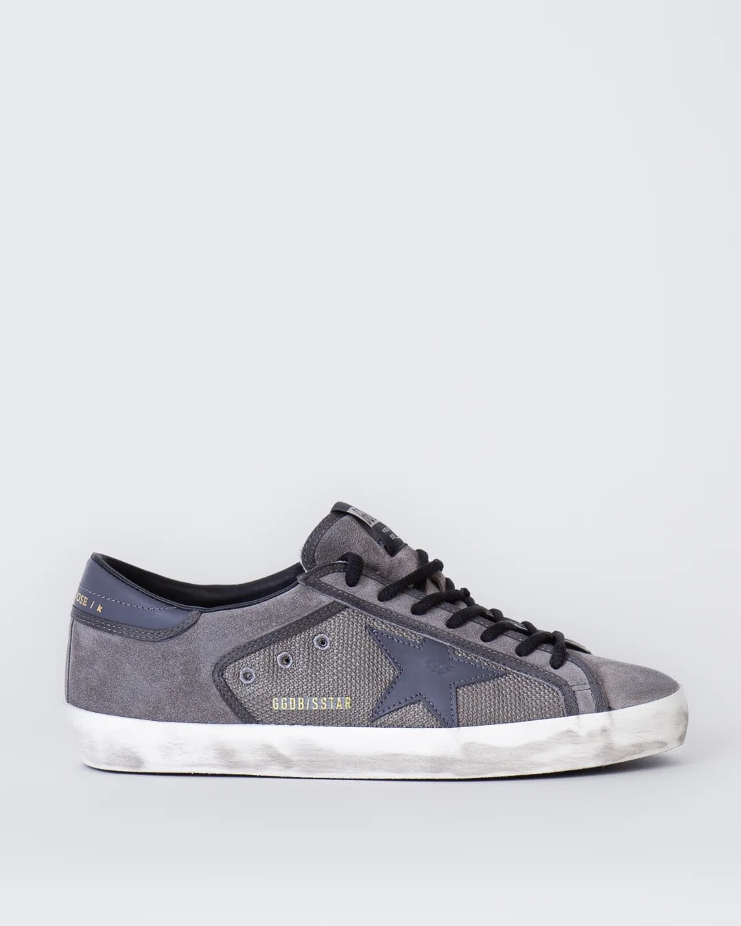 Tenis Golden Goose Super Star Mesh Net And Suede Upper Suede Hombre