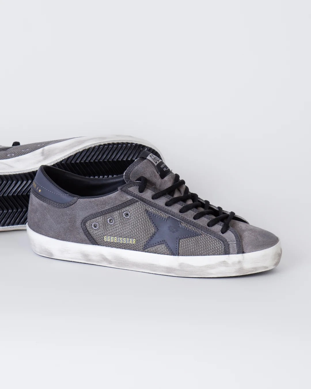 Tenis Golden Goose Super Star Mesh Net And Suede Upper Suede Hombre