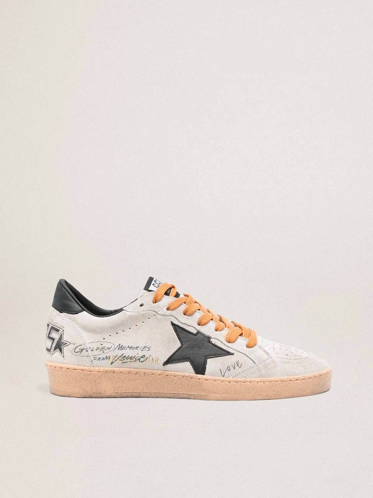 Tenis Golden Goose Ballstar Suede And Spur Leather Hombre