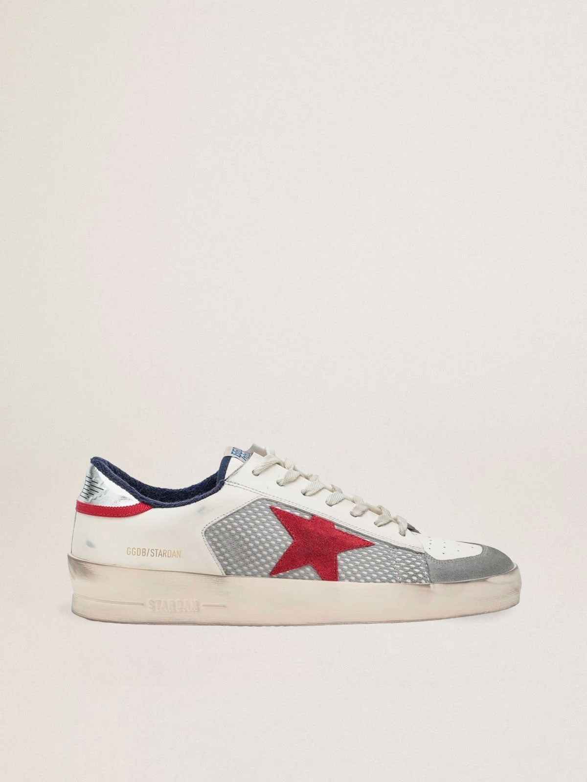 Tenis Golden Goose Stardan Leather And Net Hombre