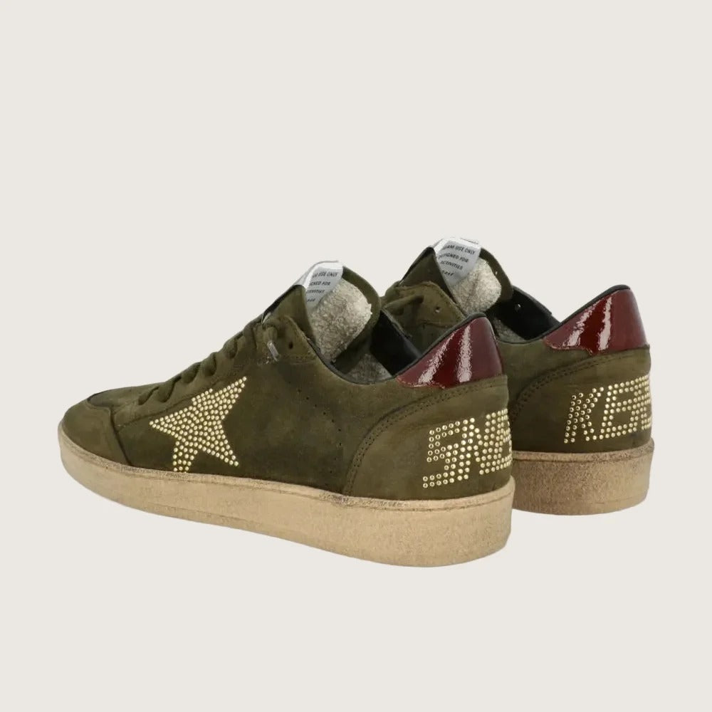 Tenis Golden Goose Ballstar Suede Upper Toe Tongue And Spur Naplack Hombre