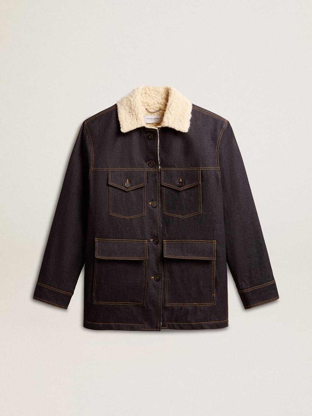 Chaqueta Golden Goose M's Caban One Wash Denime Hombre