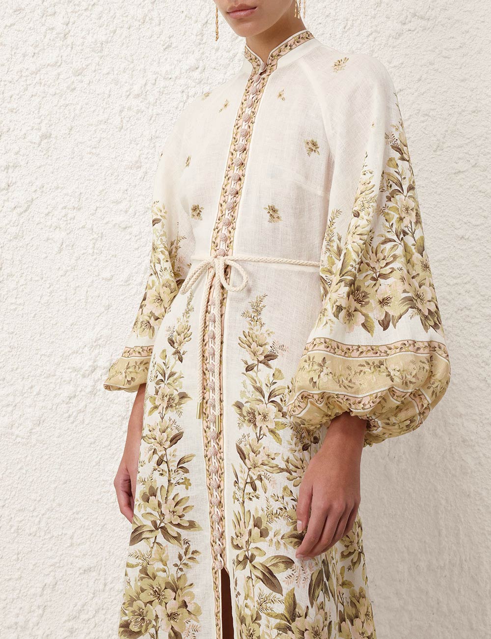 Vestido Golden Buttoned ZIMMERMANN MIDI VESTIDOS Malva CO