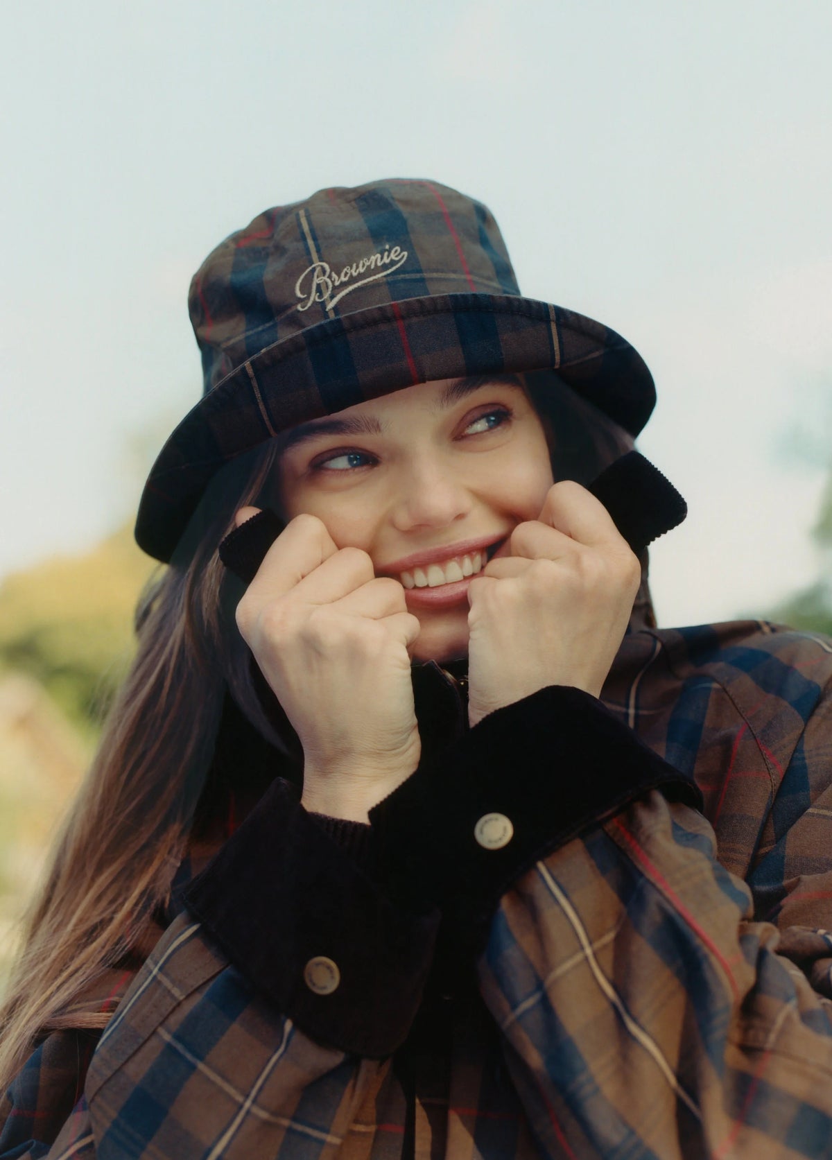 Gorro Bucket Cuadros