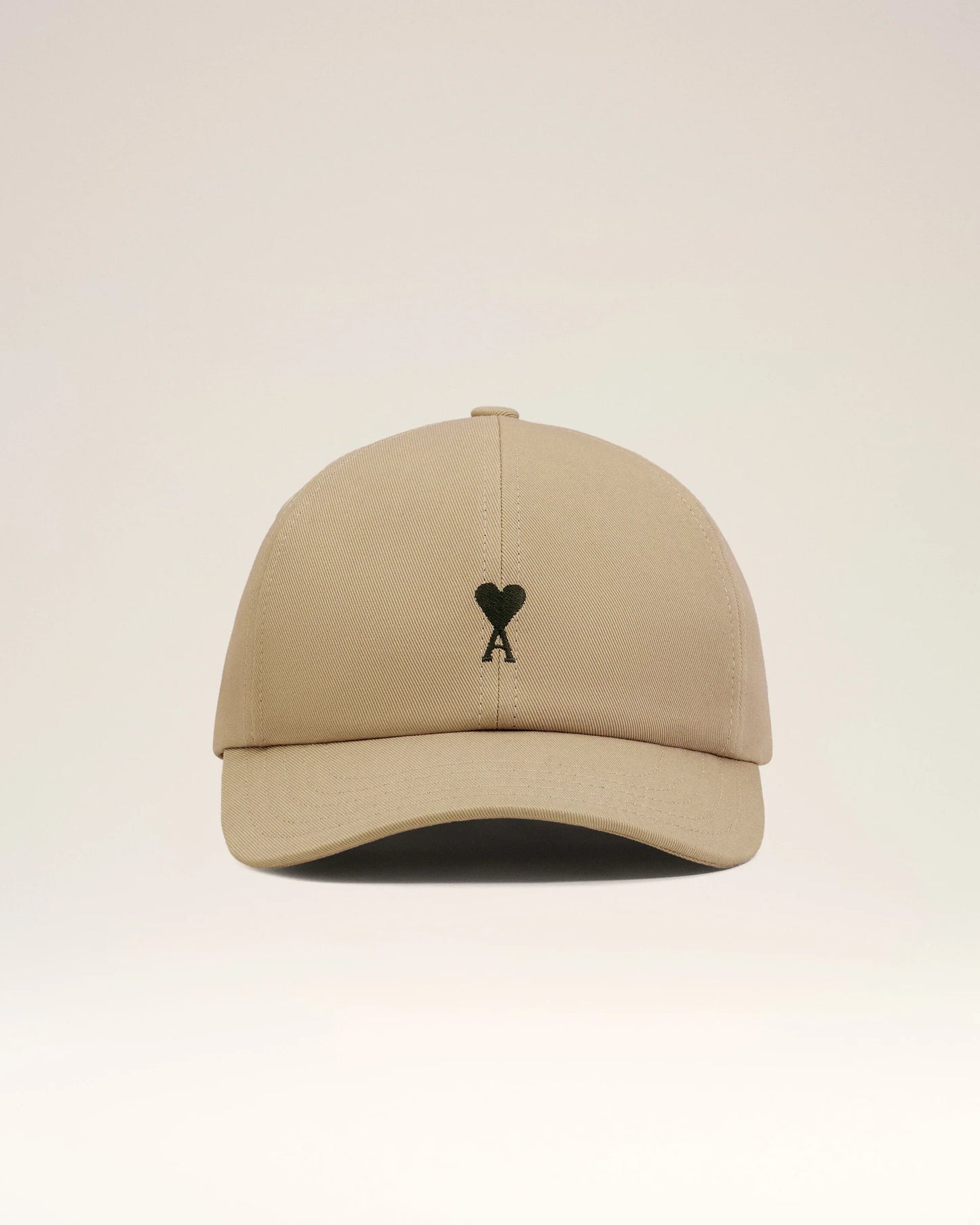 Gorra Con Bordado Ami De Coeur De Algodón Beige GORRAS Malva CO