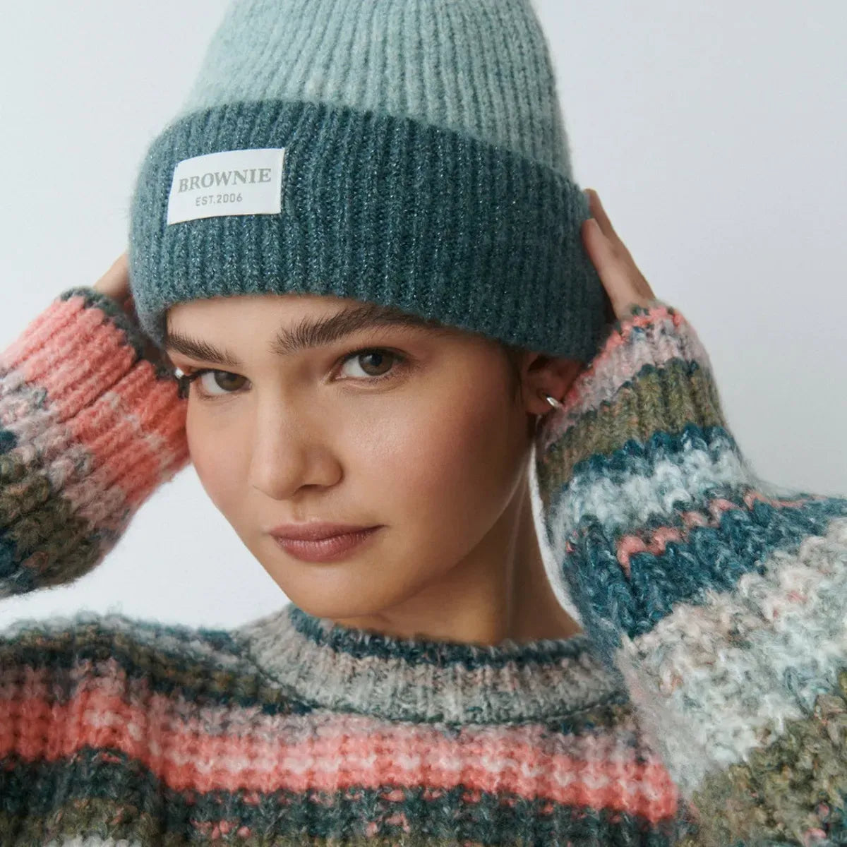 Gorro Bicolor Canale Lurex