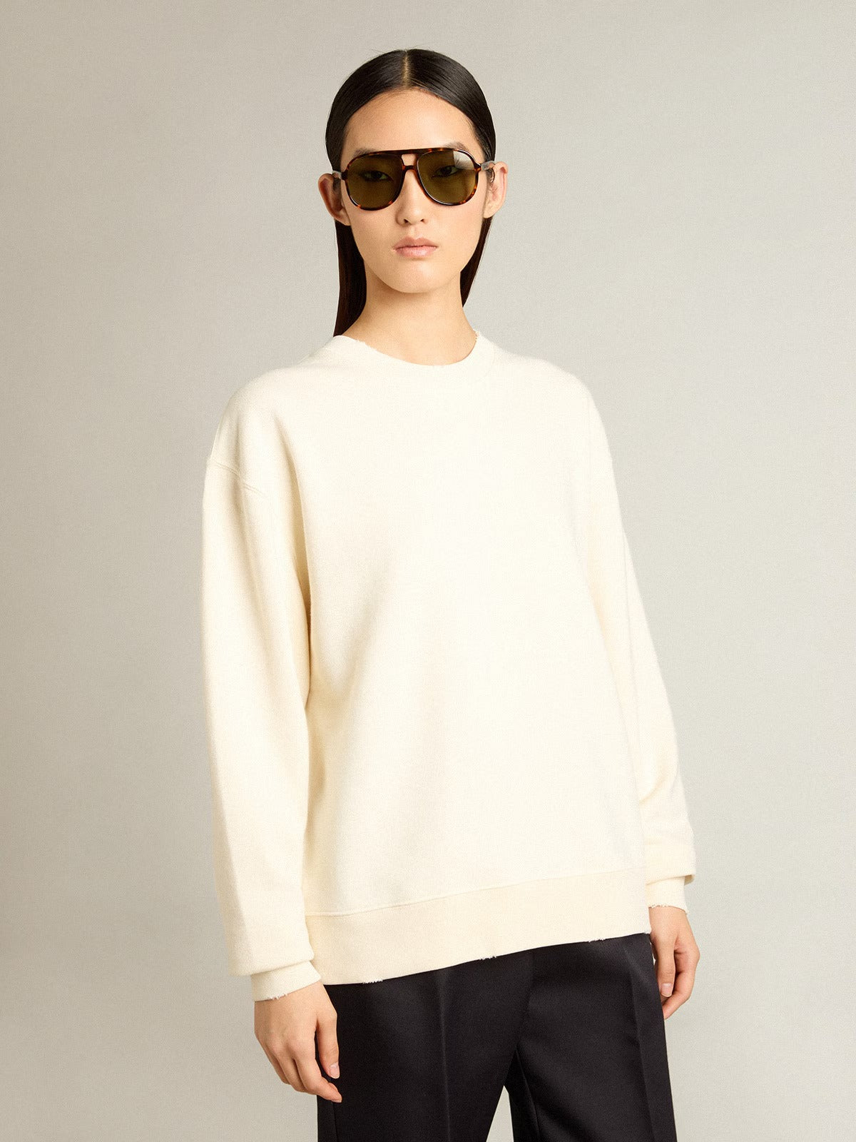 Jersey Boxi Cotton Fleece Logo Patchcotton