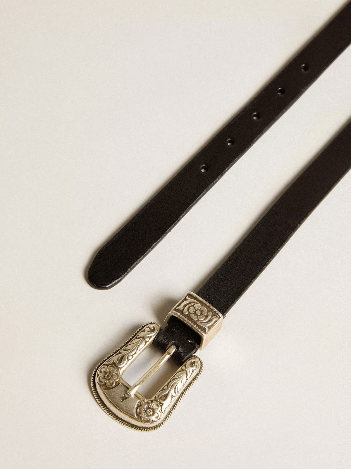 Cinturon Lace Washed Leather