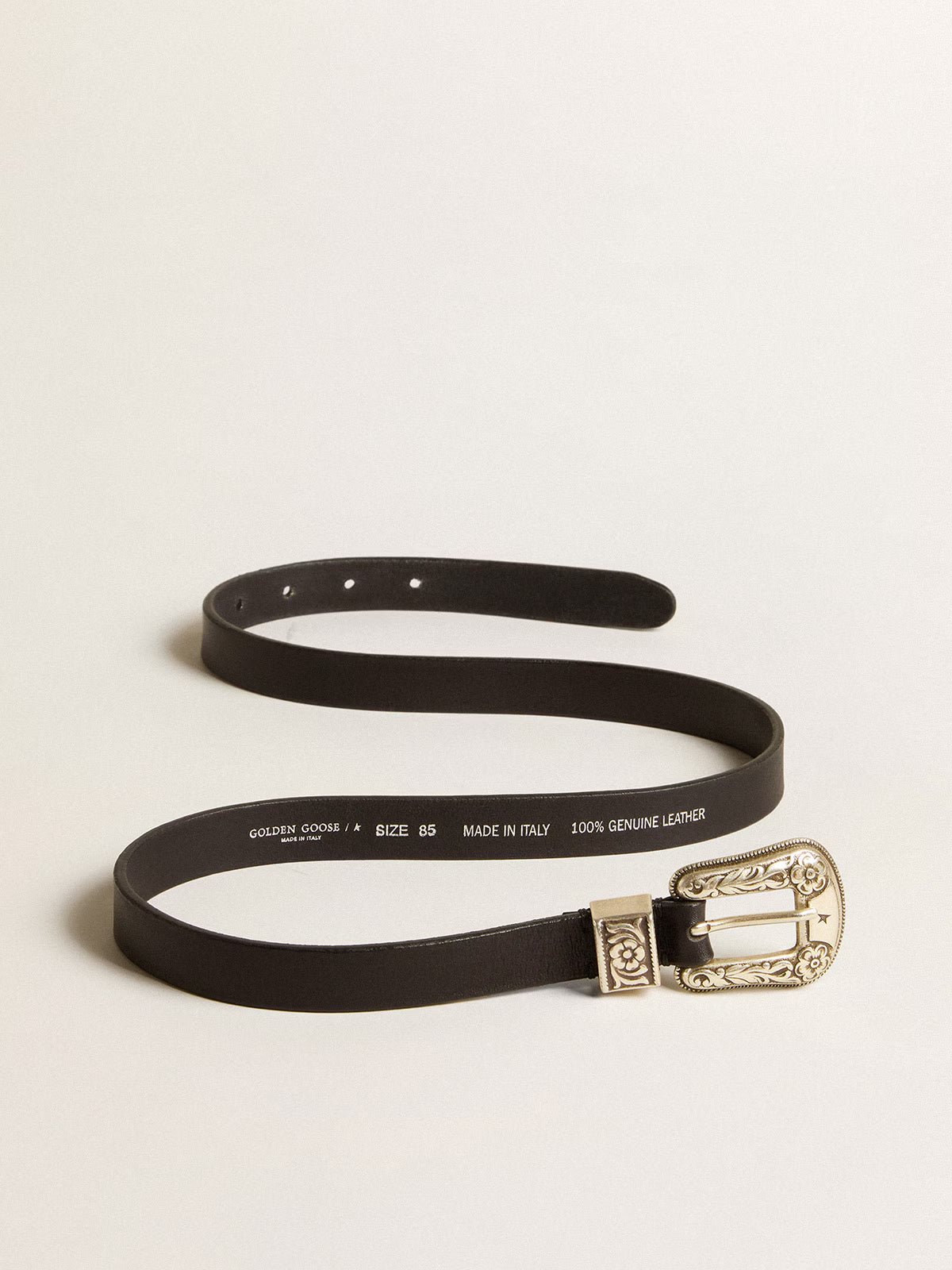 Cinturon Lace Washed Leather