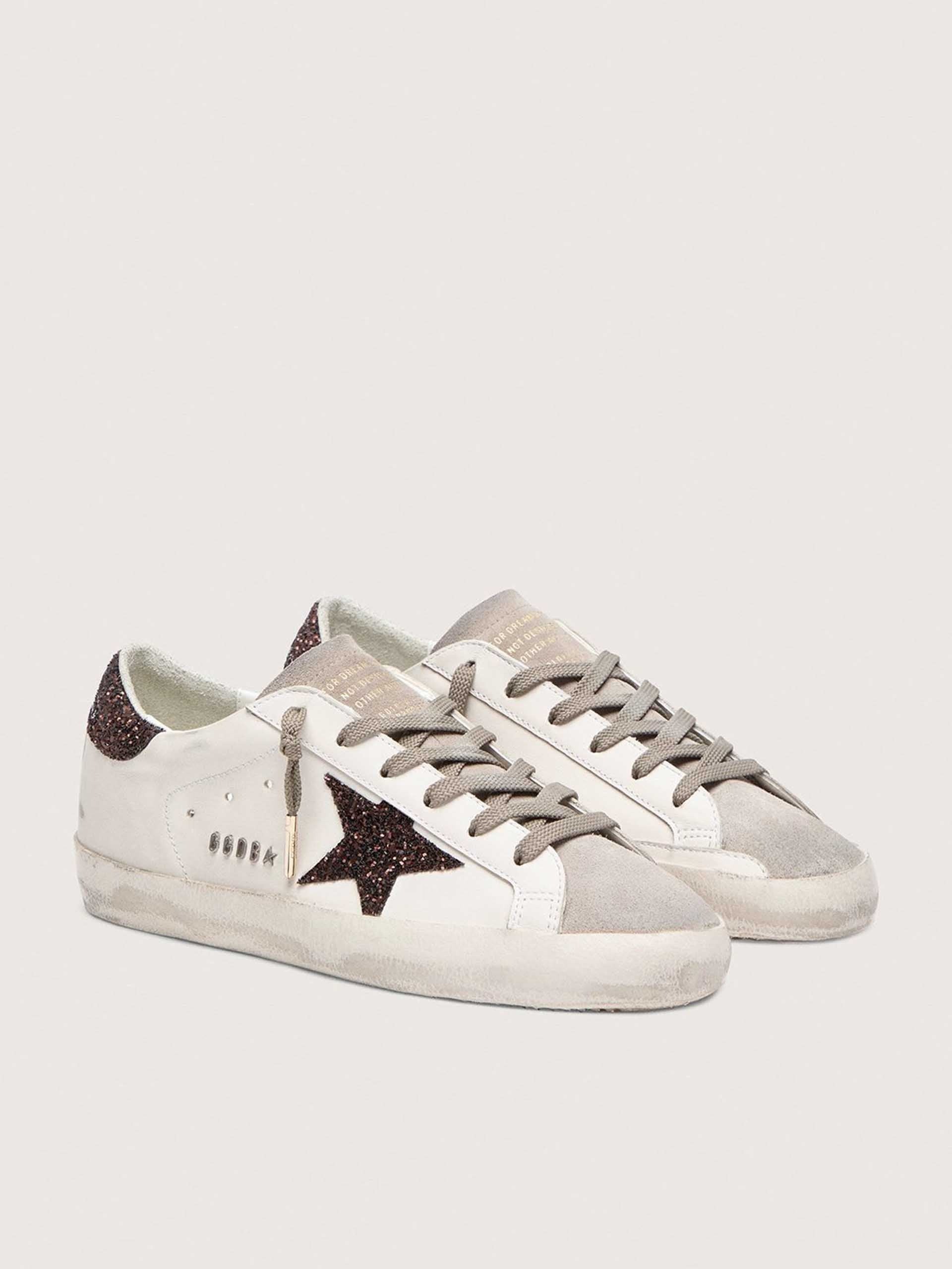 Tenis golden Goose Super Star Leather Upper Suede Toe And Tongue Mujer