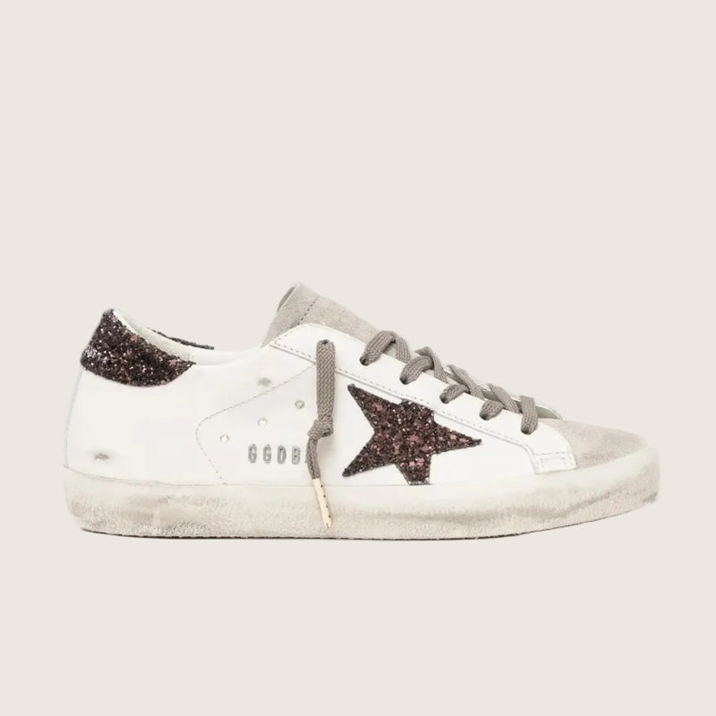 Tenis golden Goose Super Star Leather Upper Suede Toe And Tongue Mujer