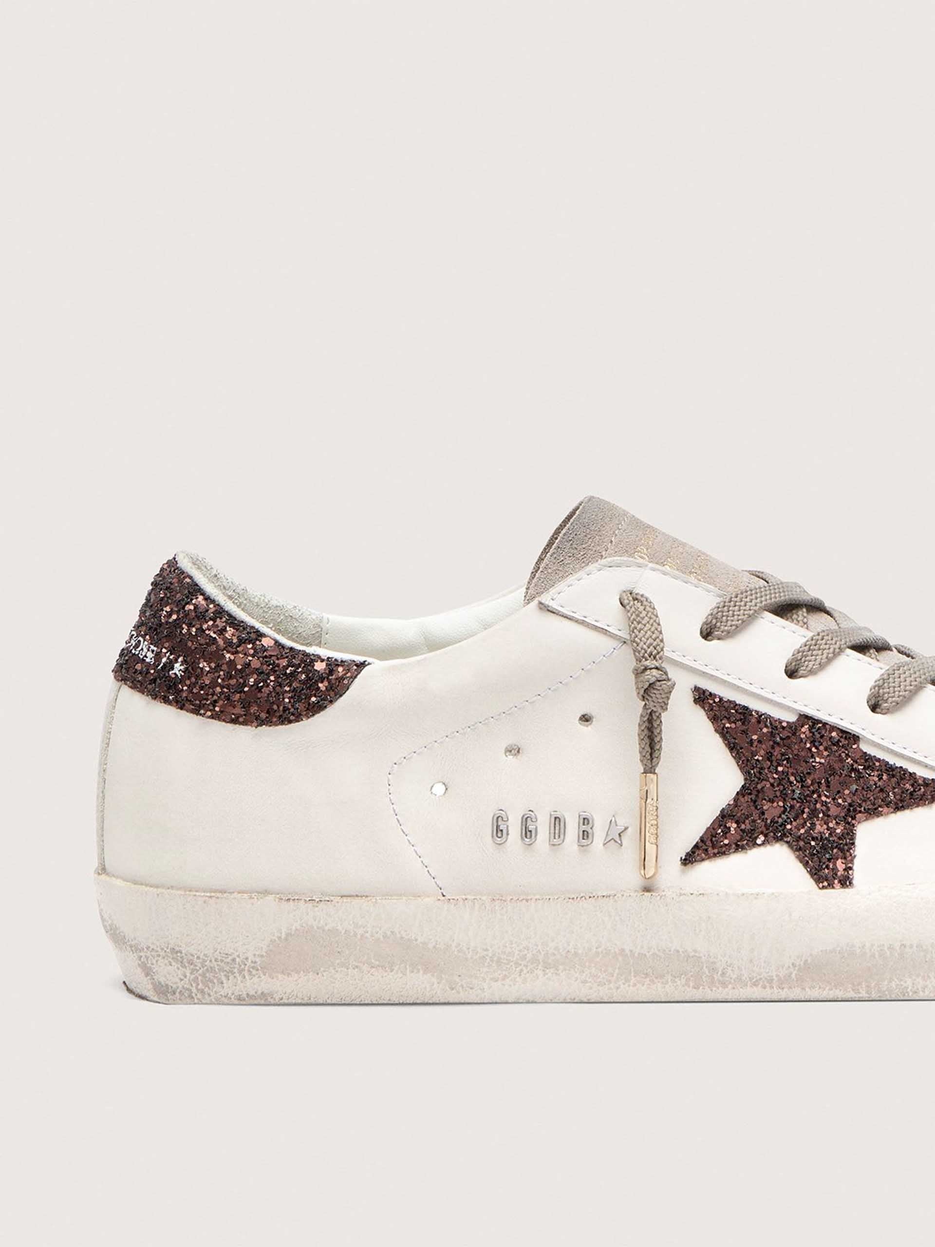 Tenis golden Goose Super Star Leather Upper Suede Toe And Tongue Mujer