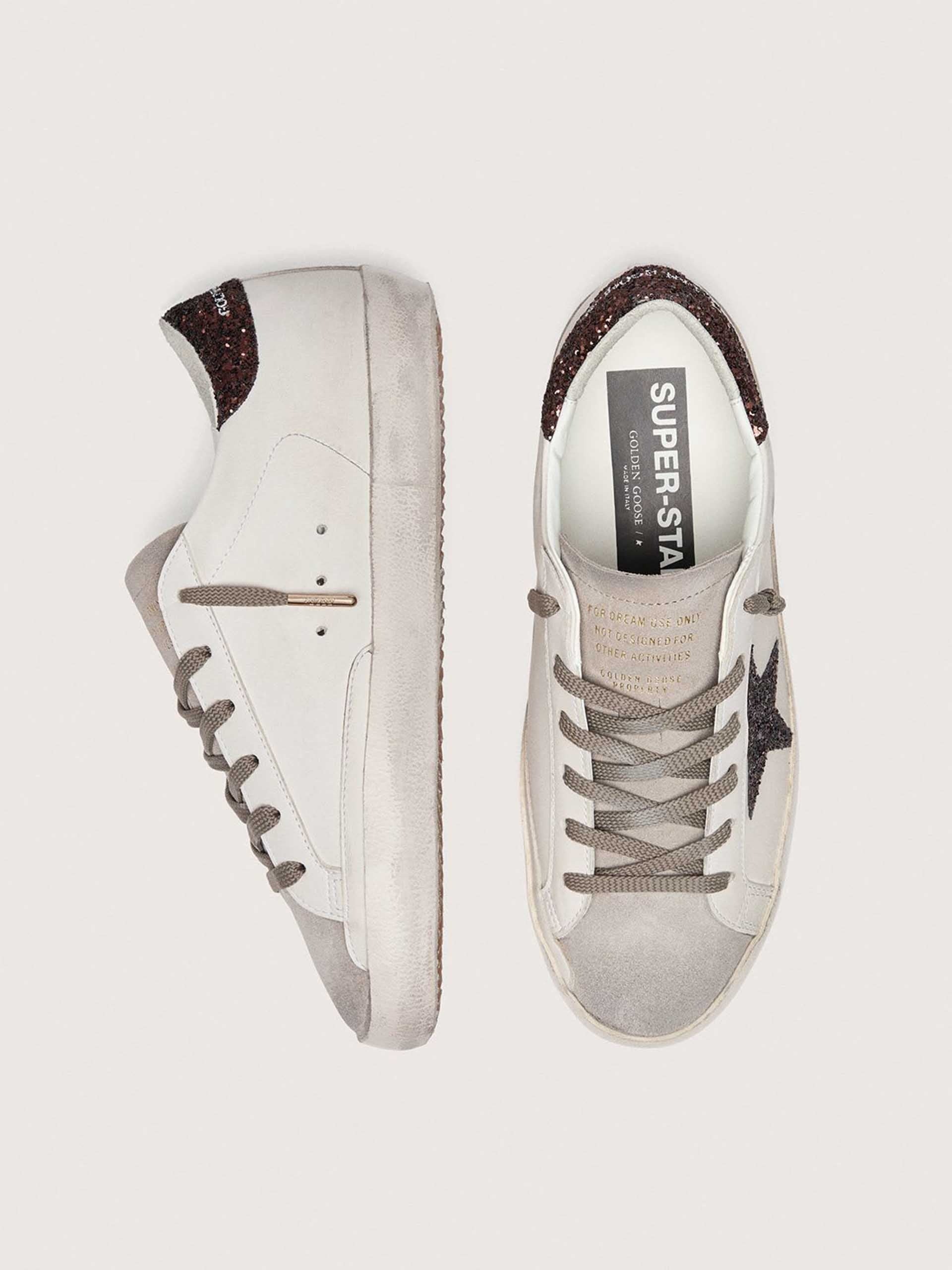 Tenis golden Goose Super Star Leather Upper Suede Toe And Tongue Mujer