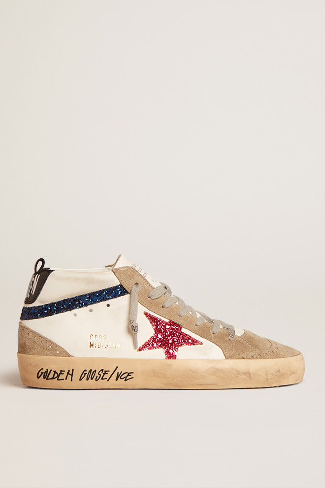 Tenis Golden Goose Mid Star Nappa Mujer