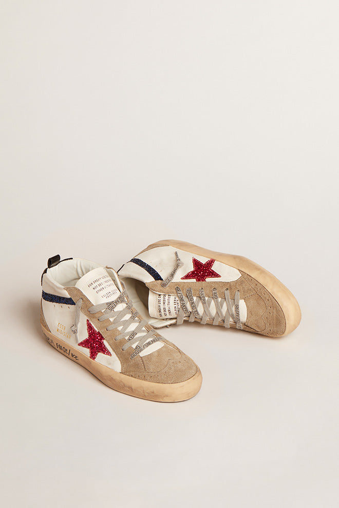 Tenis Golden Goose Mid Star Nappa Mujer