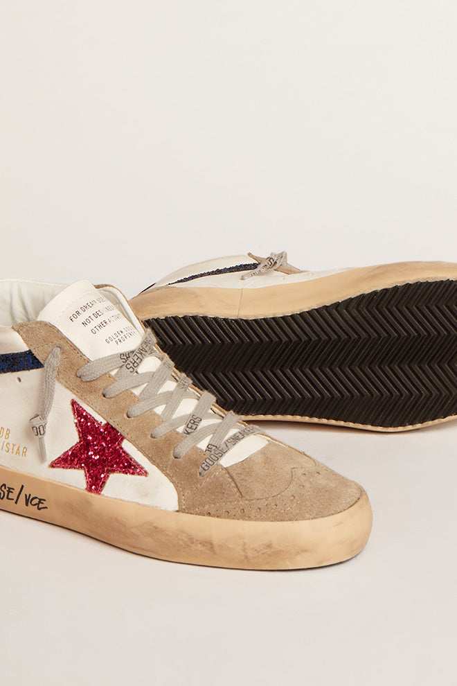 Tenis Golden Goose Mid Star Nappa Mujer